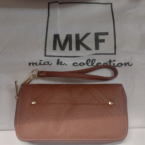 NWT Mia K.  collection Jordina 2 PCS Shoulder Bag with Matching Wallet. - Picture 4 of 6